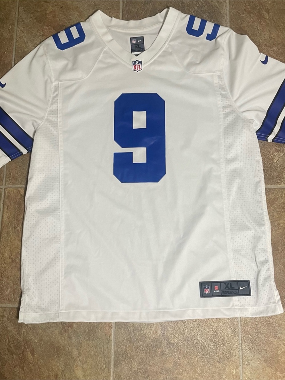 Nike Dallas Cowboys KaVontae Turpin #9 On Field Jersey Men’s XL White